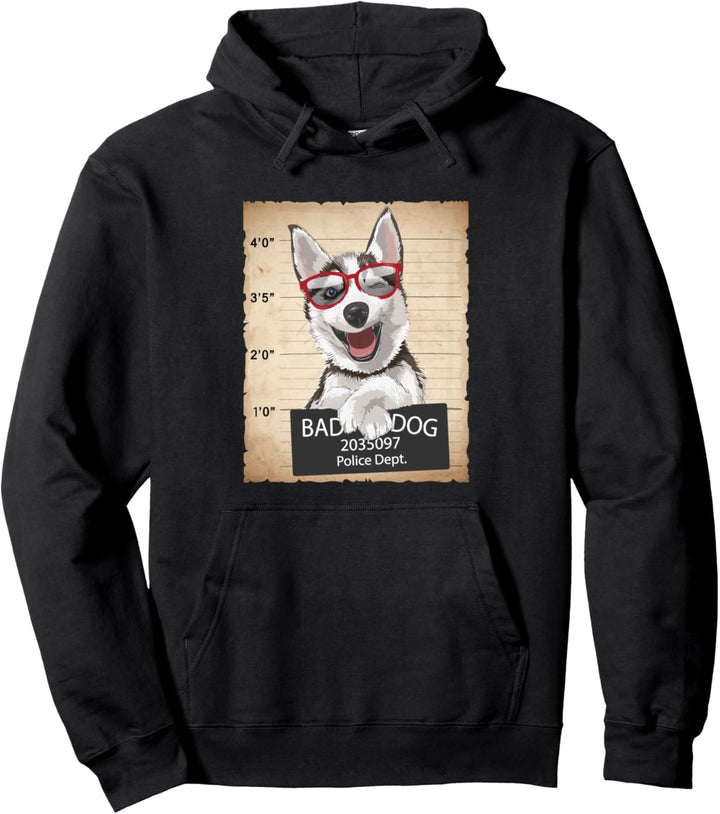 Siberian Husky Pullover Hoodie