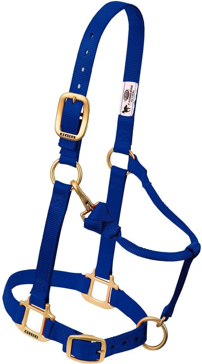 Weaver Leather Original verstellbares Pferdehalfter aus Nylon Large Horse graphit, Large Horse graph
