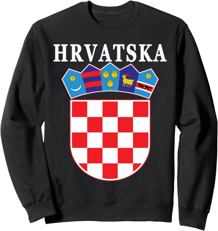 Hrvatska National Pride Kroatien Wappen Sweatshirt