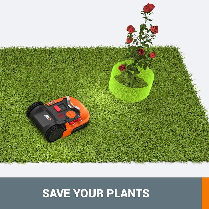 WORX WA0863 Landroid Modul Offlimits Flächenabgrenzung - ideal für Flächeplanung &amp; Gartenaussattungs