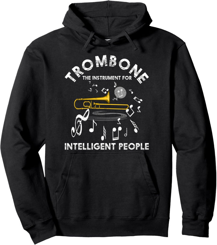 Marschkapelle Musikinstrument Geschenk Lustiges Posaune Pullover Hoodie