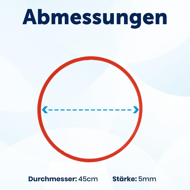 Koordinationsringe-Set 12 Ringe inkl. Tasche | Training für Fussball | Agility für Hunde | Home Trai