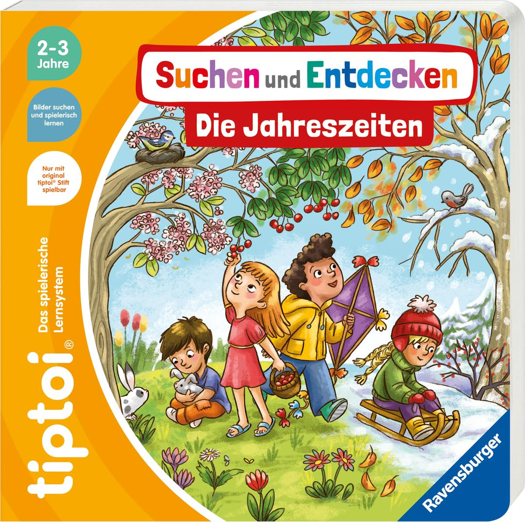 tiptoi® Suchen und Entdecken: Die Jahreszeiten, Buch für Kinder ab 2 Jahre, Pappband