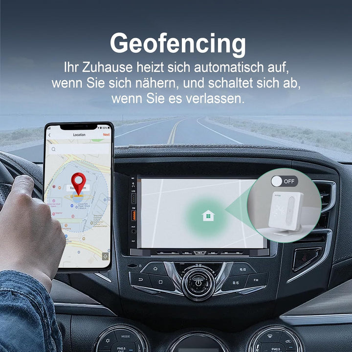 ECOBAY Wireless Temperatursensor, Master Control für Smartes Heizkörperthermostate mit Tuya Smart Zi