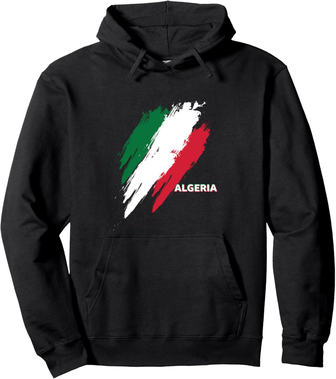 Flagge Algerien Pullover Hoodie
