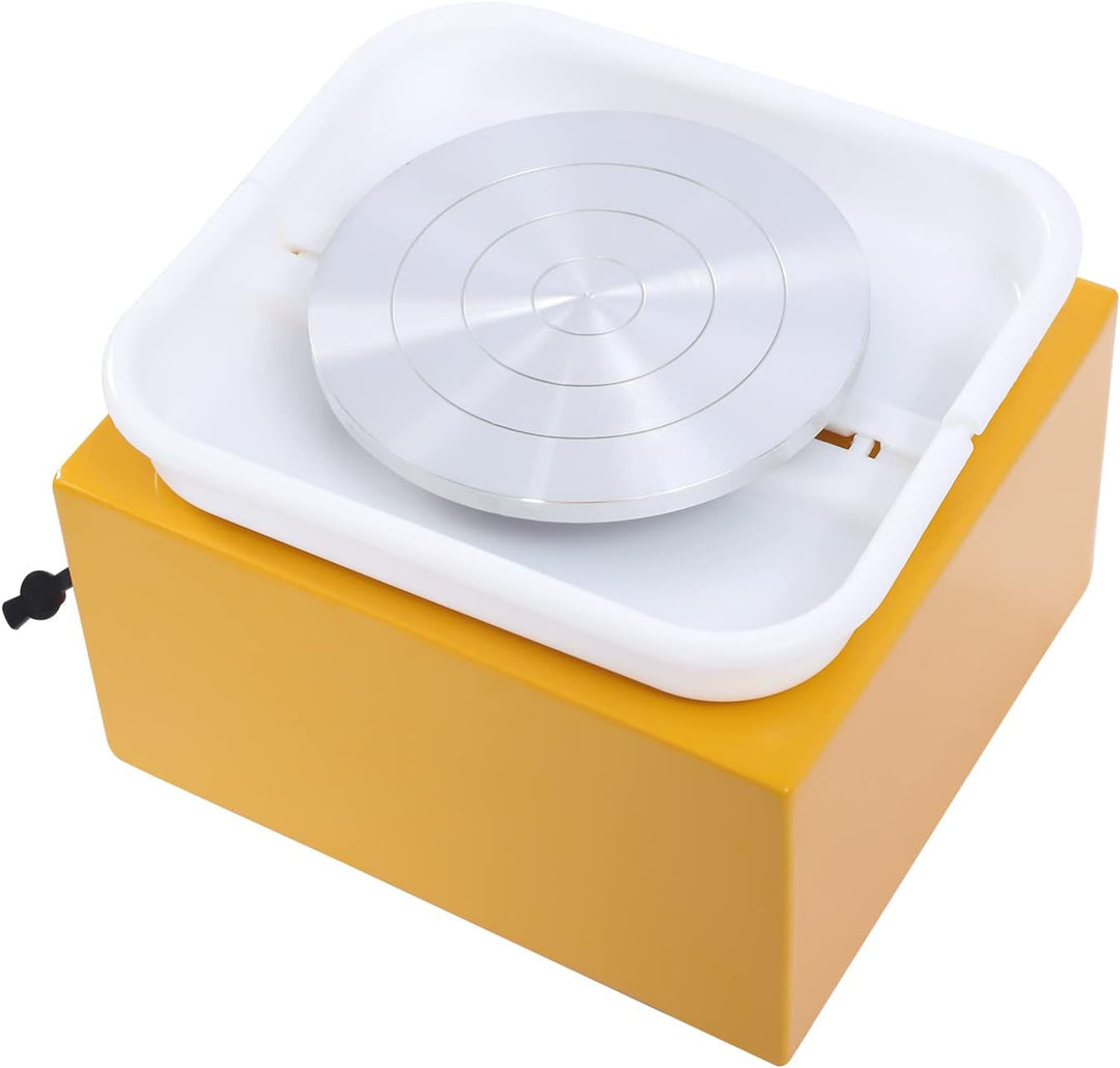 Mini Töpferscheibe Elektrisch 15CM - Pottery Wheel Töpferscheibe Maschine für Erwachsene, Töpferanfä