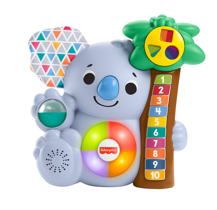 Fisher-Price GRG67 -BlinkiLinkis Koala, musikalisches Lernspielzeug für Babys und Kleinkinder, Babys