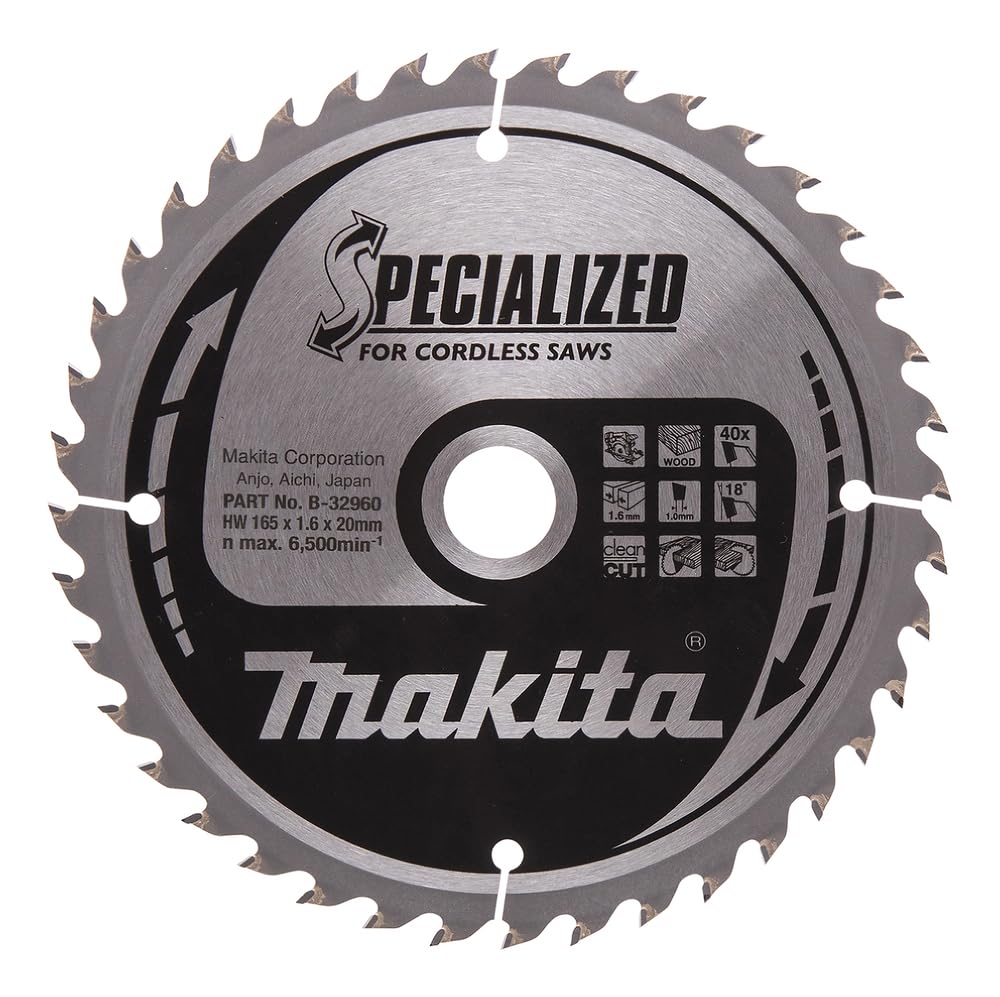 Makita B-32960 Kreissägeblatt Ø165/20 mm, 40Z