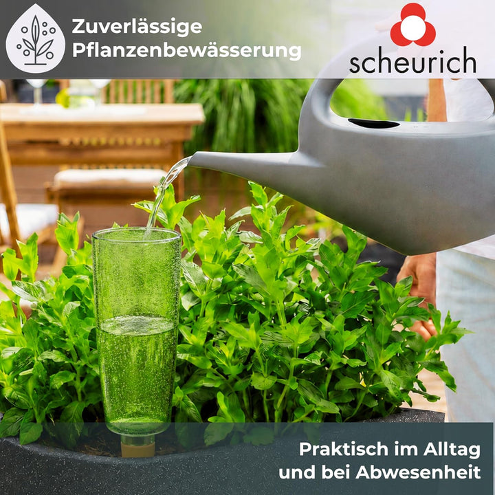 Scheurich Copa XL Bewässerung Wasserspender Bewässerungskugel grün transparent (2, Grün), 2