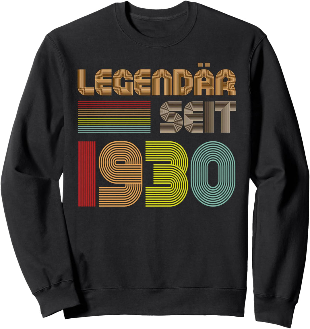 90. Geburtstag Legendär Seit 1930 Geschenk 90 Jahre Alt Sweatshirt