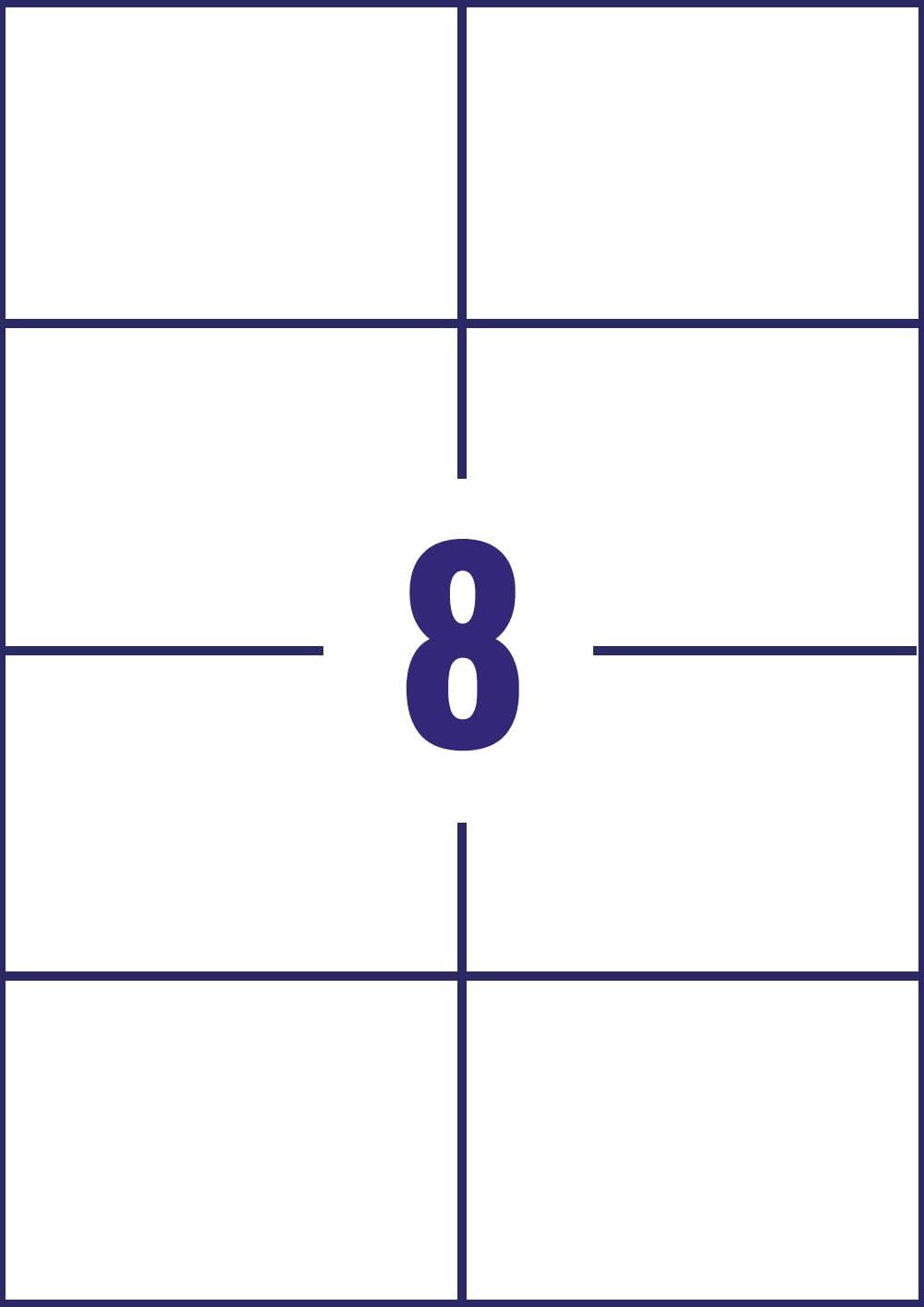 Avery 3427 Universal-Etikette (A4)