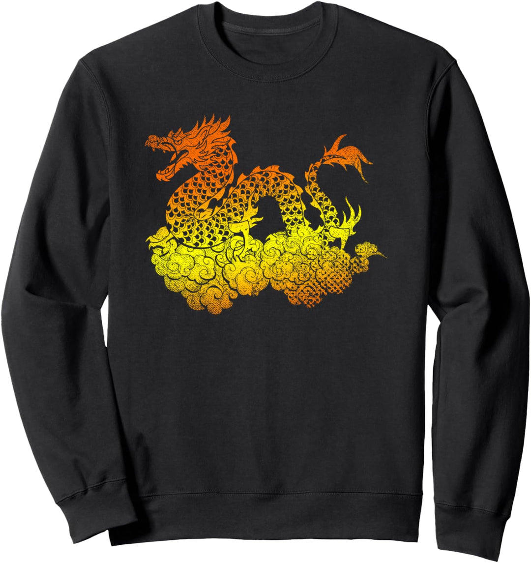 Asiatischer Drache Mystische Kreatur Chinesischer Drache Sweatshirt