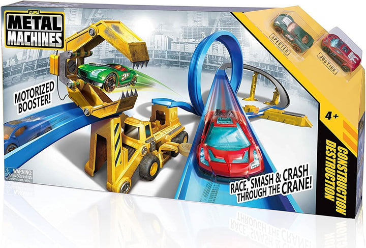 Metal Machines Spielset Rennbahn mit Mini-Rennwagen