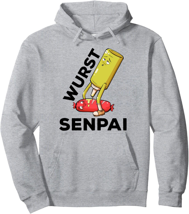 Ahegao Otaku Ecchi Etchi Hentai Sexy Wurst Senpai Pun Lewd Pullover Hoodie