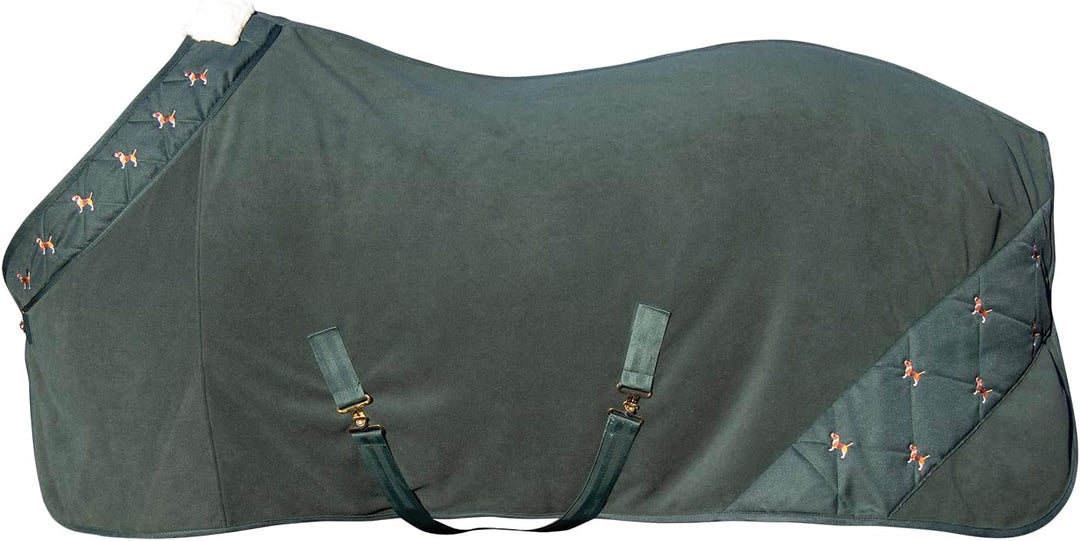 HKM Sattelgurt -Teddy- braun/cream Länge 135 cm, braun/cream Länge 135 cm