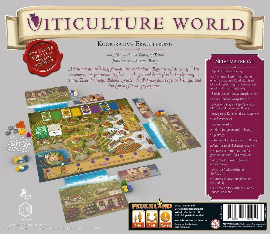 Feuerland Spiele 31013 Viticulture World