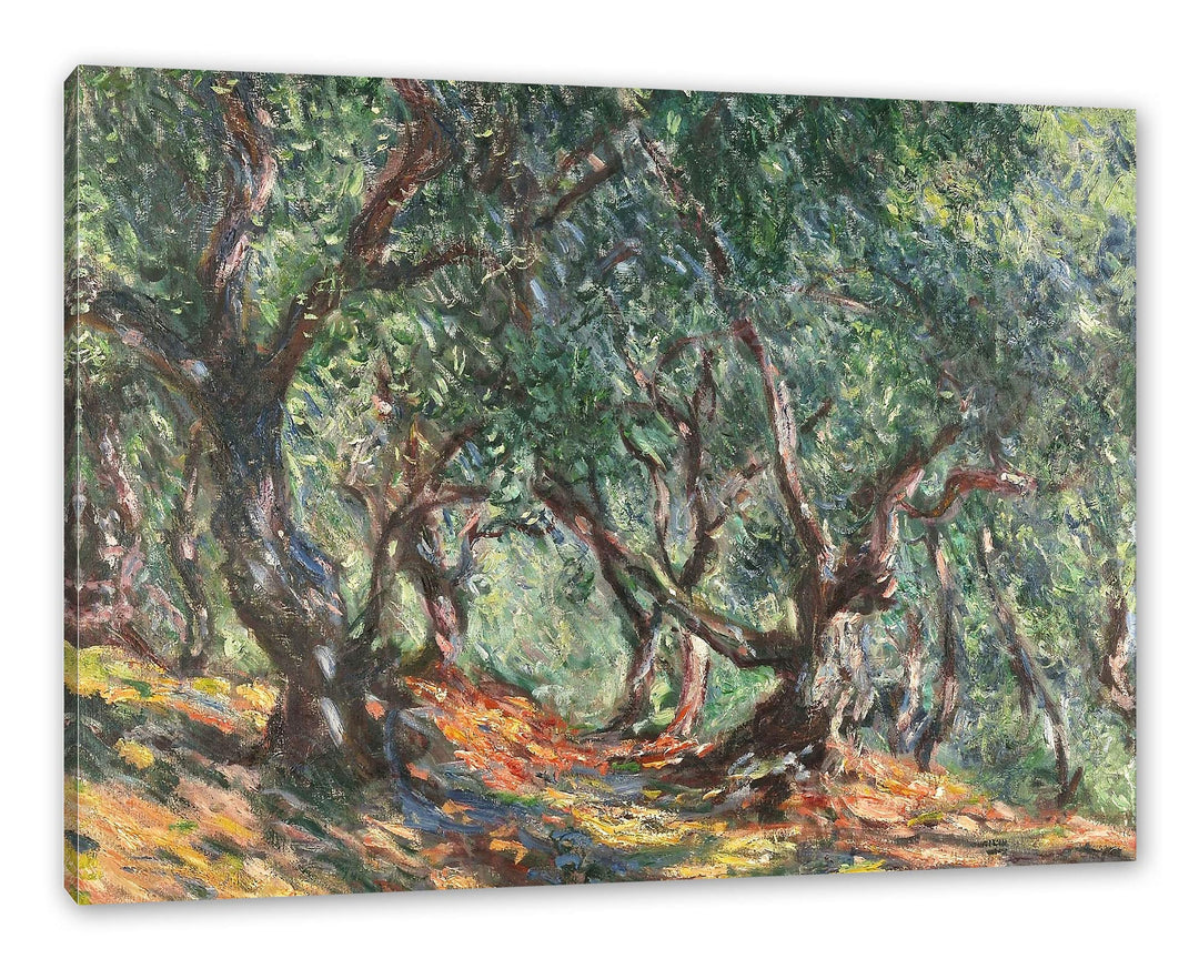 Generisch Claude Monet - Die Bodmer Eiche Fontainebleau als Leinwandbild/Grösse: 100x70 cm/Wandbild/