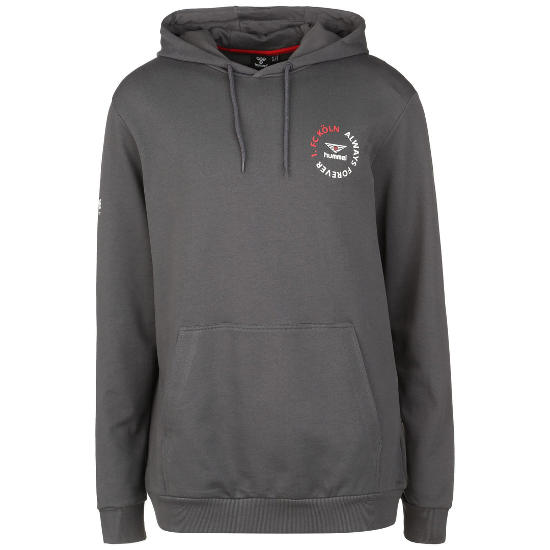 hummel 1.FC Köln Kapuzenpullover Herren Schwarz / Rot 3XL, Schwarz / Rot 3XL
