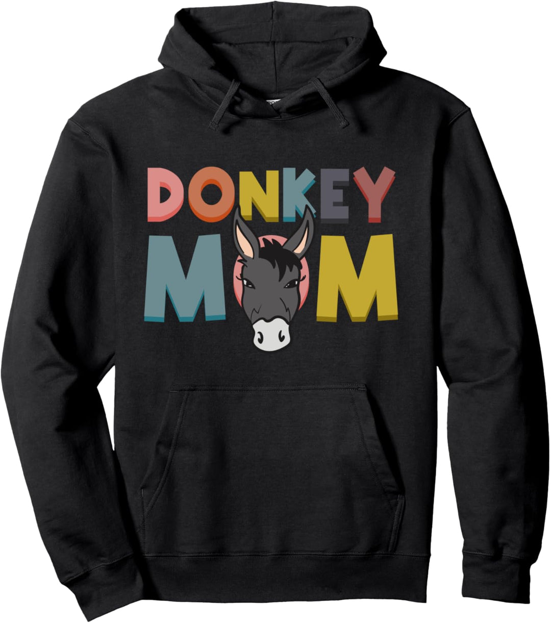 Esel Mama Lustig Maultier Bauernhof Tier Pullover Hoodie