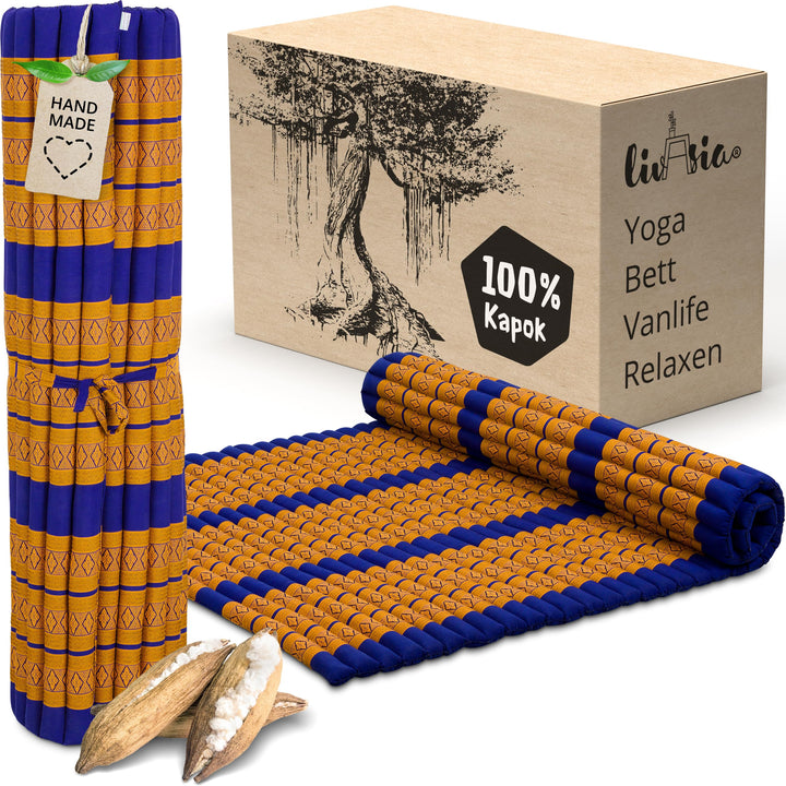livasia Rollmatte XXL breit Doppelbett - 200x145x4,5cm - Gästebett Gästematratze 2 Personen mit Must