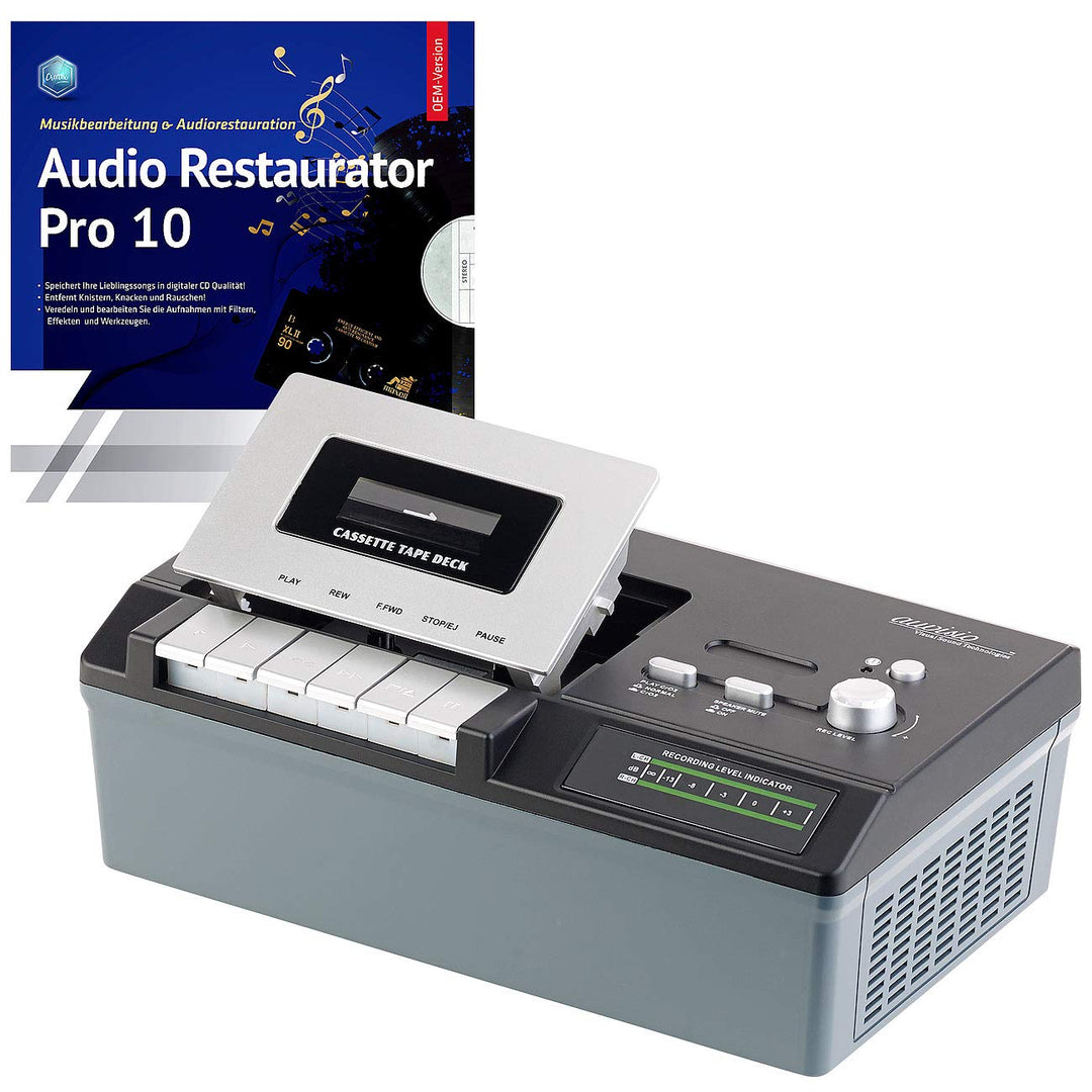 auvisio Kassettenplayer: USB-Kassetten-Player UCR-2200 zum Abspielen & Digitalisieren (Cassetten dig