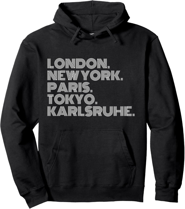 Karlsruhe Stadt Metropole Heimat Region Pullover Hoodie