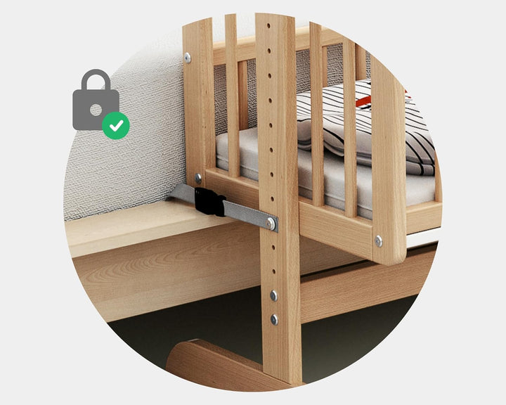 AT4 - Beistellbett ESSENTIEL Lackierte Buche Taille unique Lackierte Buche, Taille unique Lackierte