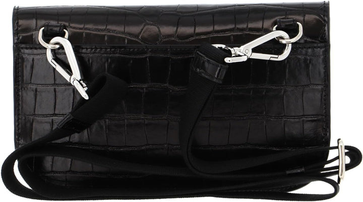 DECADENT Tara Belt Bag Croco Black