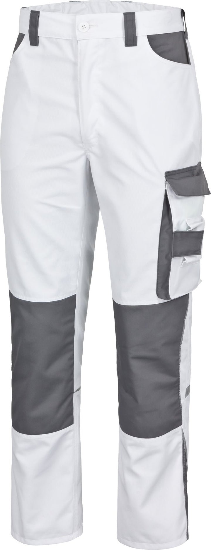 safetY&amp;more Berufshose Extreme weiߟ-grau, Gr. XL XL Weiss-grau, XL Weiss-grau