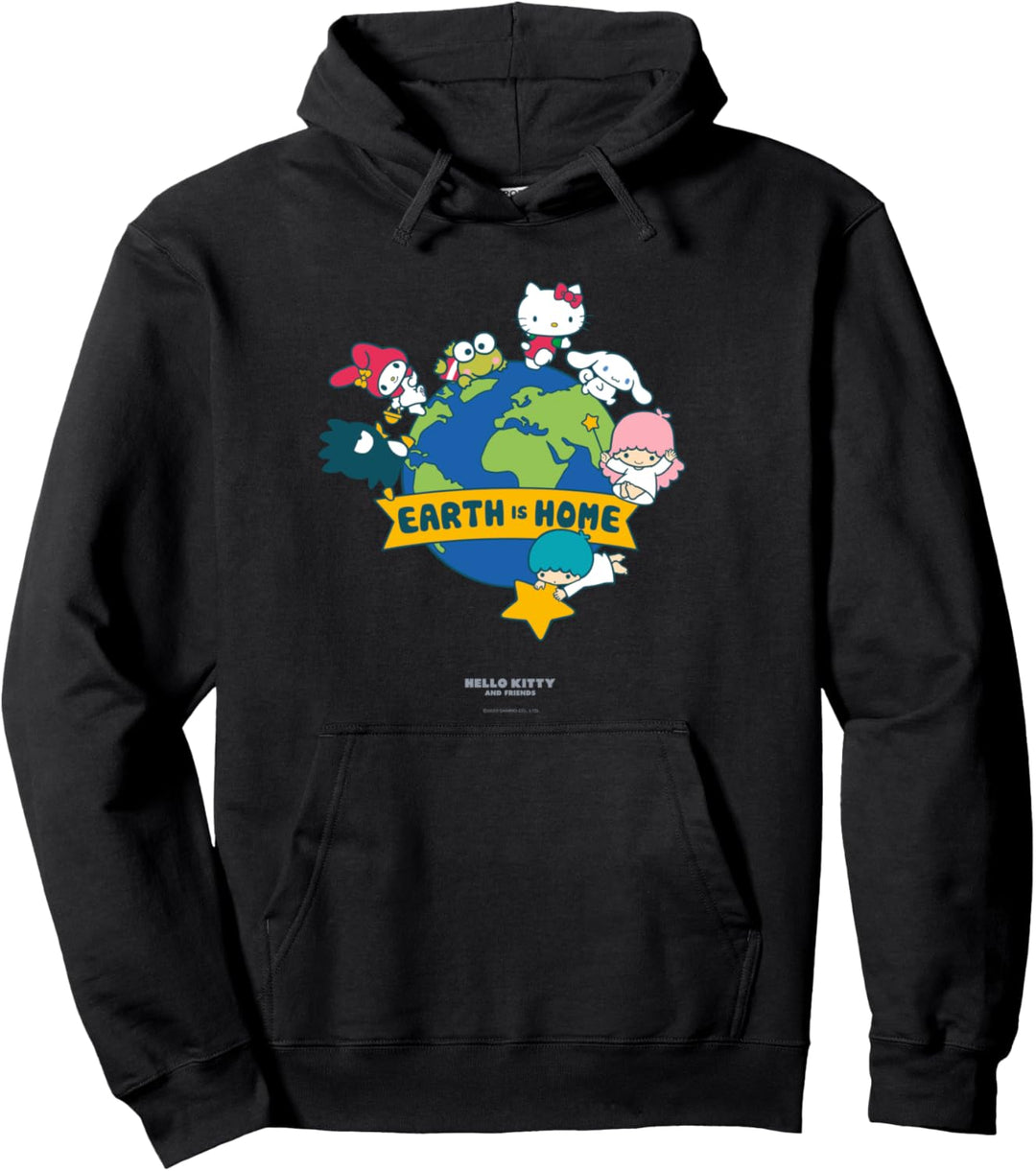 Earth is Home - Hello Kitty and Friends Pullover Hoodie