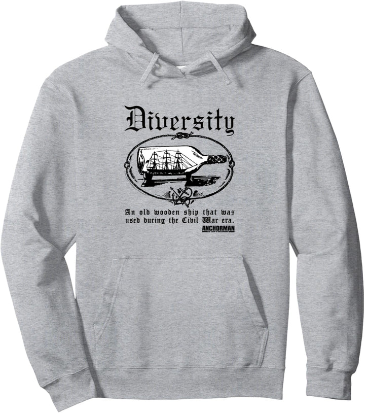 Anchorman Diversity An Old Wooden Ship Pullover Hoodie