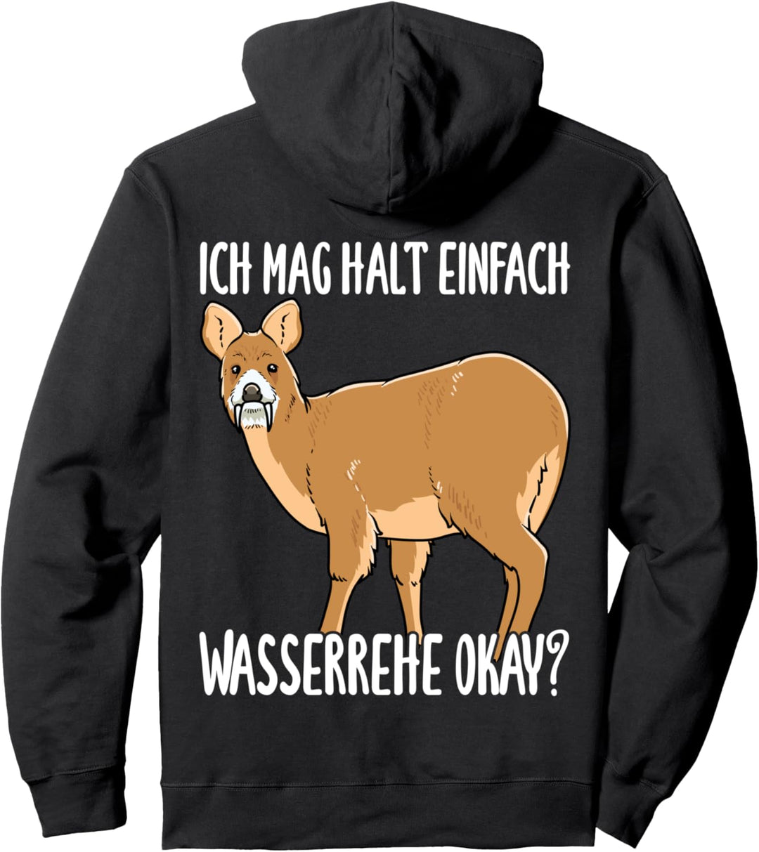 Wasserreh Hirsch Pullover Hoodie