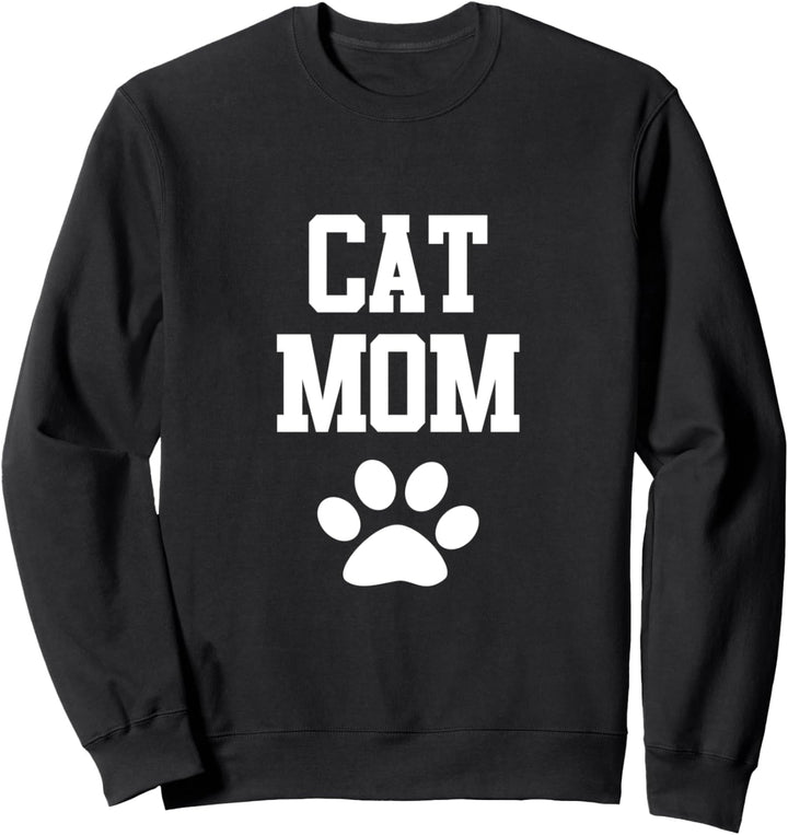 Katzen Mama Cat Mom Geschenk Katzen Mutti Katzenpfote Sweatshirt