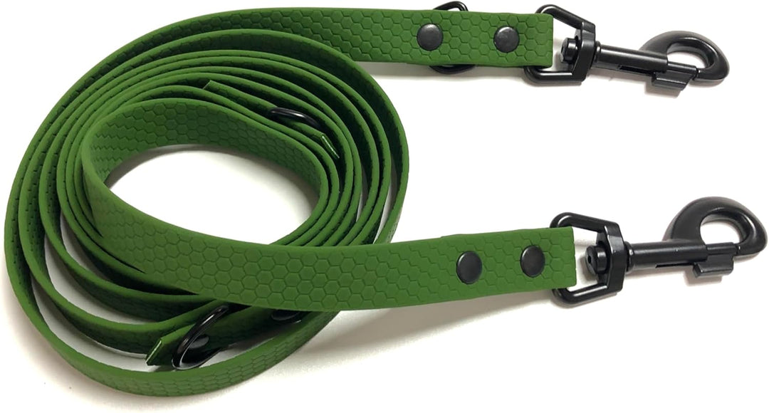 3-fach verstellbare Leine, Hundeleine aus Hexa-Gurtband (2m), 2m