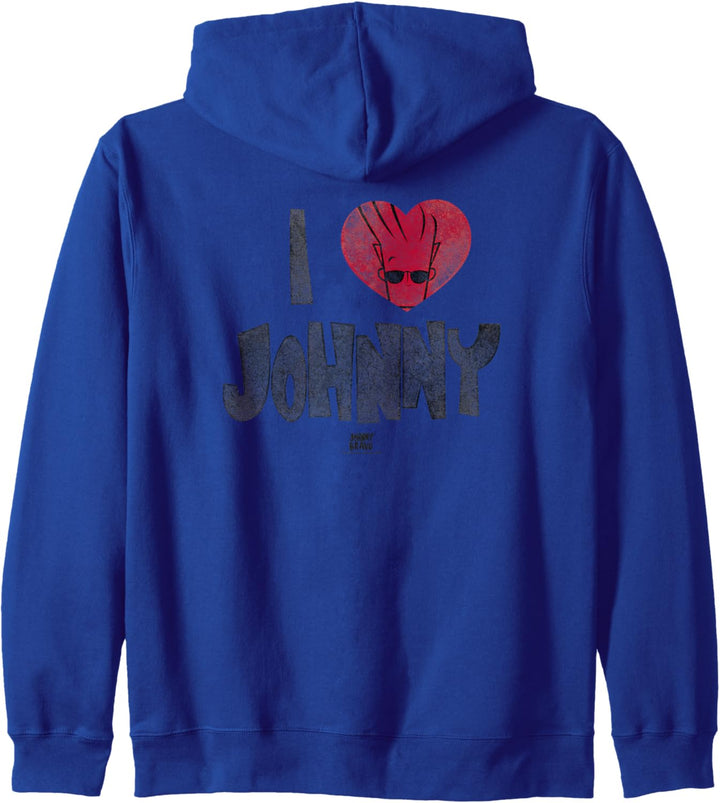 Johnny Bravo I Heart Johnny Kapuzenjacke