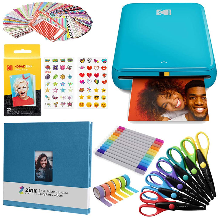 KODAK Step Instant-Fotodrucker mit Bluetooth/NFC, Zink Technologie & KODAK App für iOS & Android (Bl
