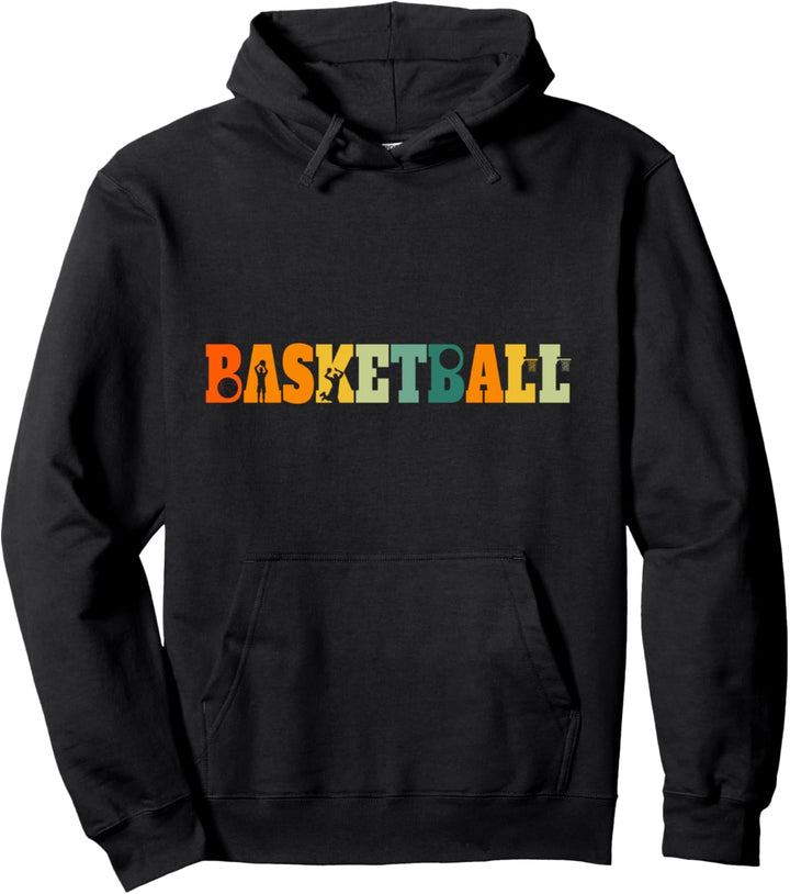 Retro Basketballer Streetball - Vintage Basketball Pullover Hoodie