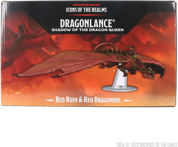 WizKids D&amp;D Icons of the Realms: Dragonlance – Rote Ruine &amp; Roter Dragonnel (Set 25) Dungeons and Dr