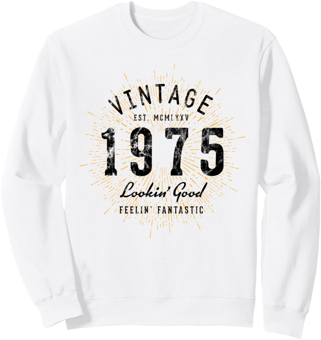 Vintage Geburtstag geboren 1975 Sweatshirt