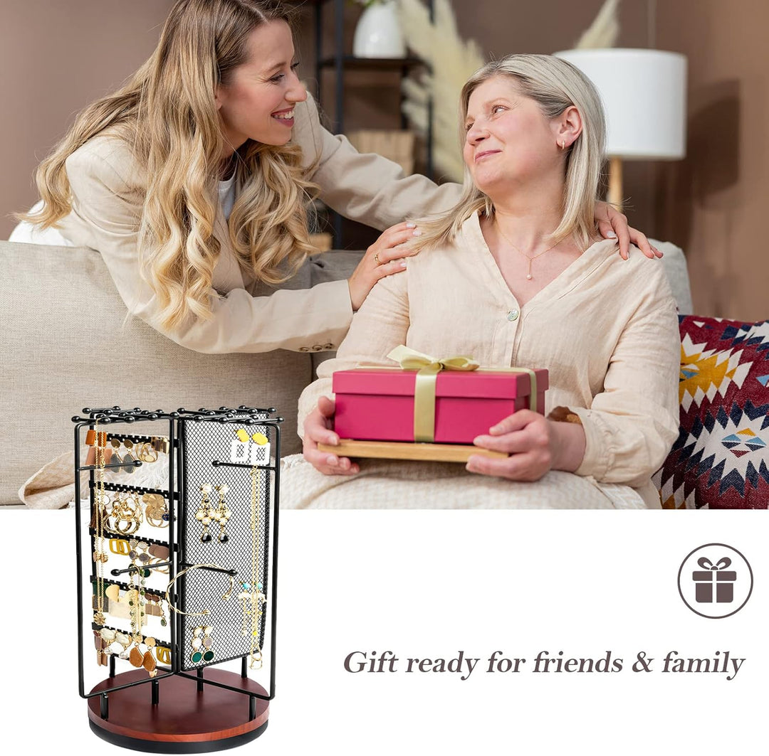 ProCase Schmuckständer Drehbarer Schmuckhalter Schmuckbaum Schmuckstander Jewelry Stand für Ohrring