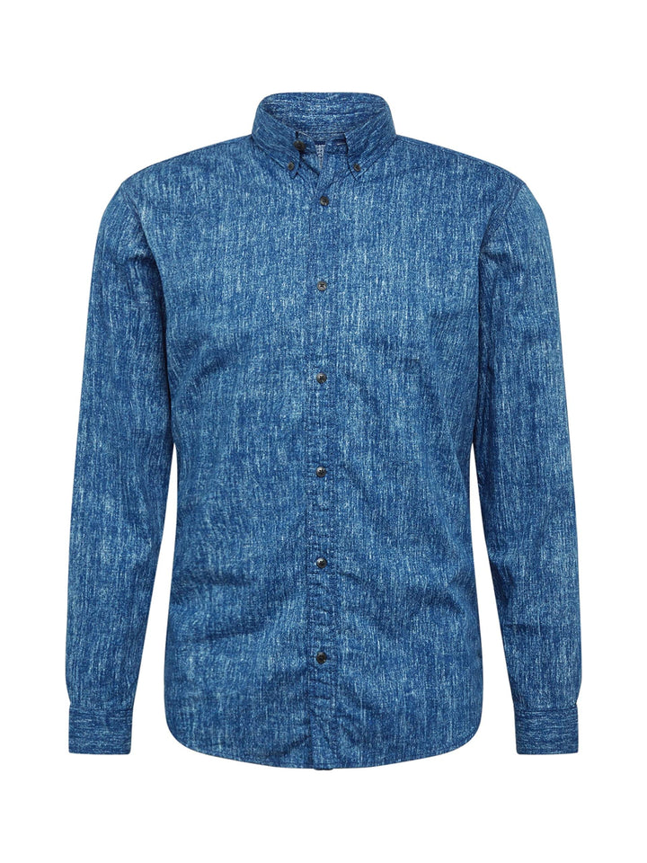 JACK &amp; JONES Herren Hemd JCOBEN dunkelblau M