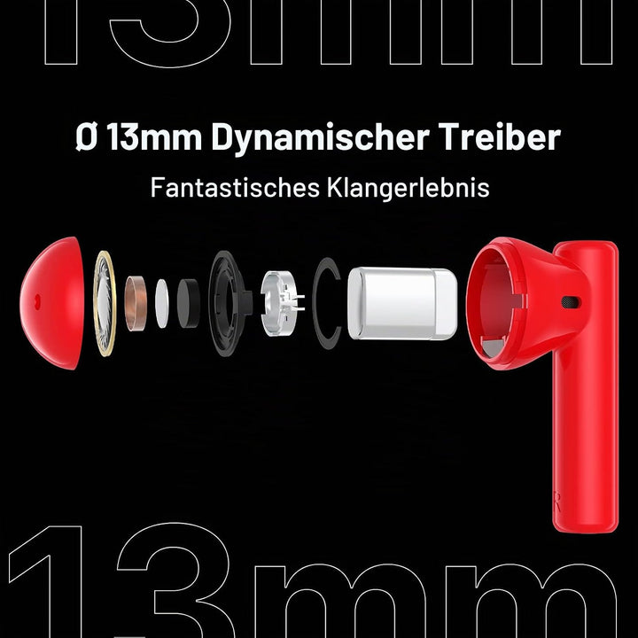 UMIDIGI Bluetooth Kopfhörer, Bluetooth 5.1 In-Ear Kopfhörer, Wasserdicht, Touch Control, 24 Stunden