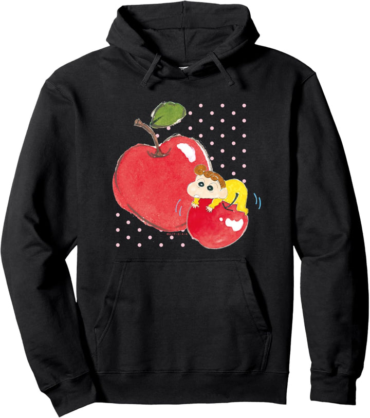 Crayon Shin-chan Himawari and cherries Pullover Hoodie
