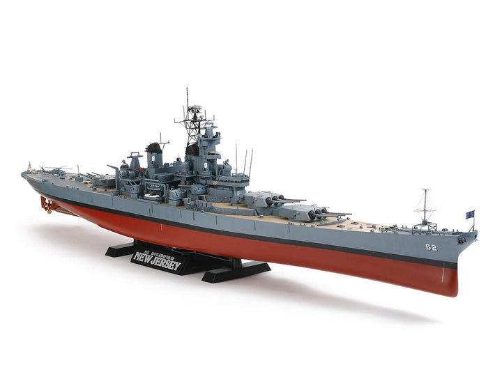Tamiya 300078028-1:350 US Kampfschiff New Jersey BB-62