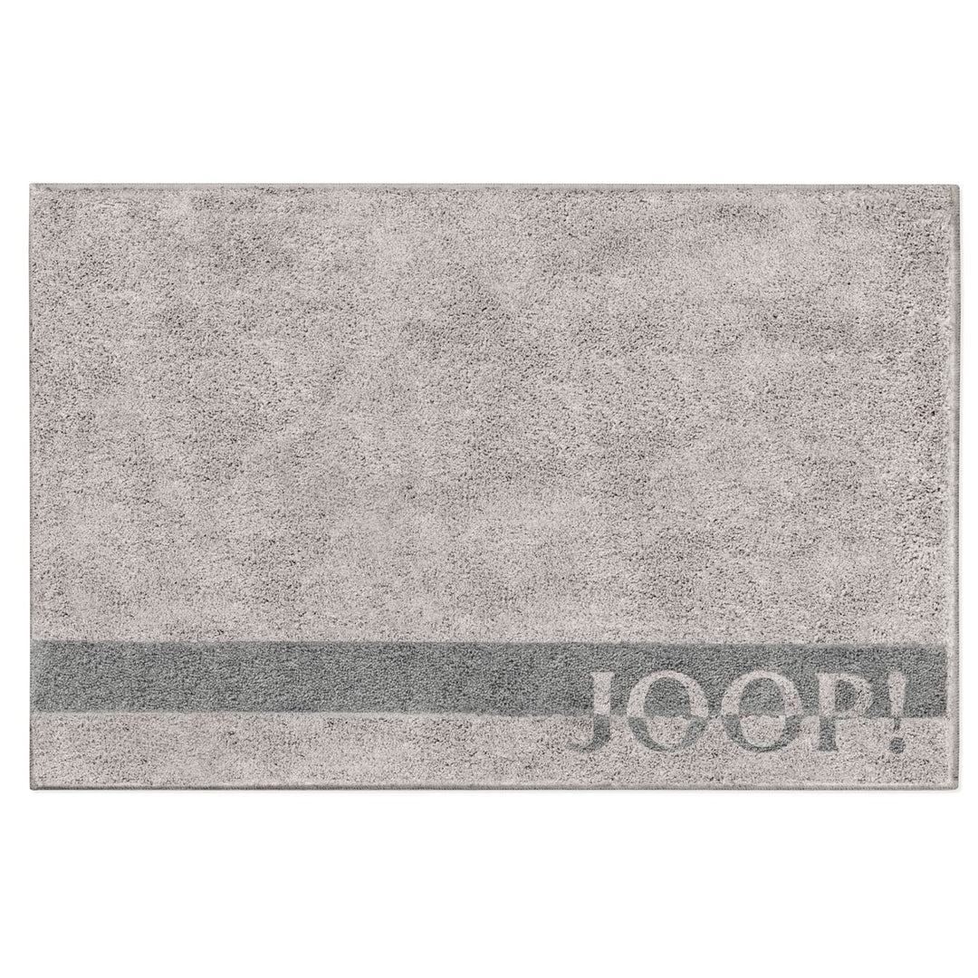 Joop! Badteppich Logo Stripes Farbe Platin Grösse 50 x 60 cm