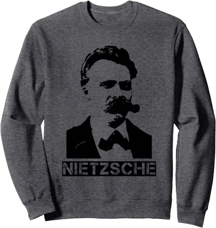 Friedrich Nietzsche T-Shirt - Silhouette Sweatshirt