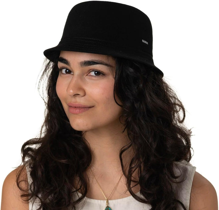 kangol Herren Mowbray Bambus Mütze, Schwarz, (Herstellergrösse: X-Large)