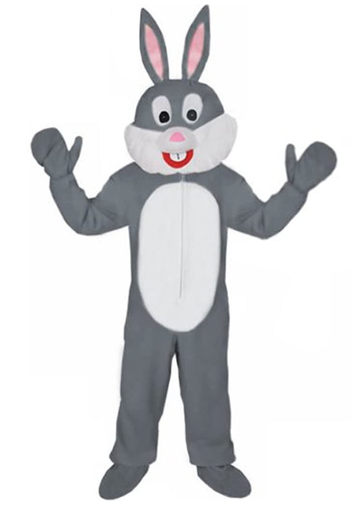 Neu Hase grau Einheitsgrösse M- L- XL-XXL Kostüm Fasching Karneval Osterhase, M