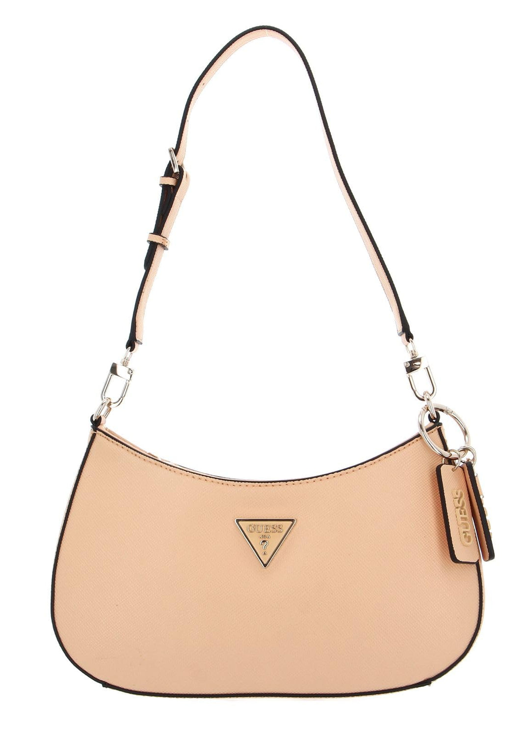 Guess Noelle Top Zip Shoulder Bag apricot cream