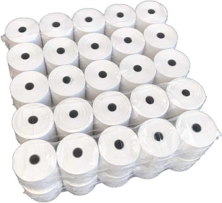 50 Thermorollen 58mm x 50m x 12mm - Thermo-Kassenrollen 58/50/12-48g/m²